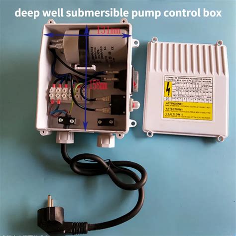 well pump electrical control box|starter box for submersible pump.